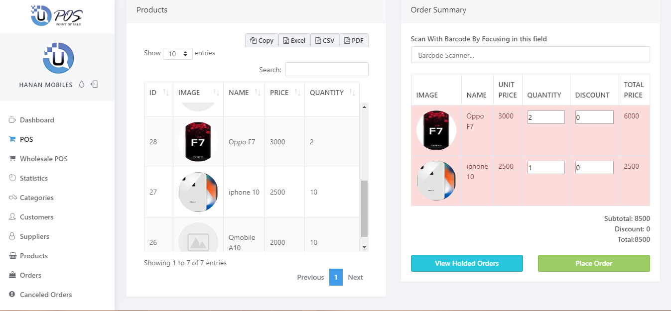 UPOS- Uvision point of sale