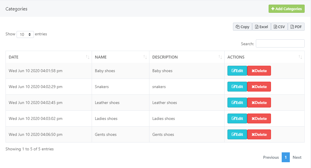 How to Use DataTable in PHP And HTML with Example