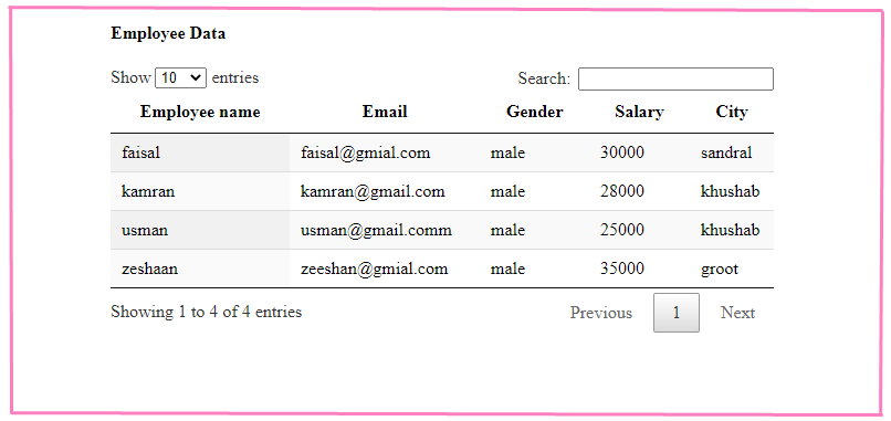 How to Integrate Datatable Server Side Processing Using PHP and MySQL 